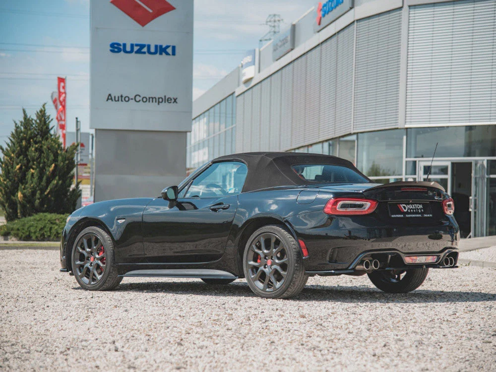 Abarth 124 Spider (2017-) Maxton Design Side Skirt Splitters - Image 2