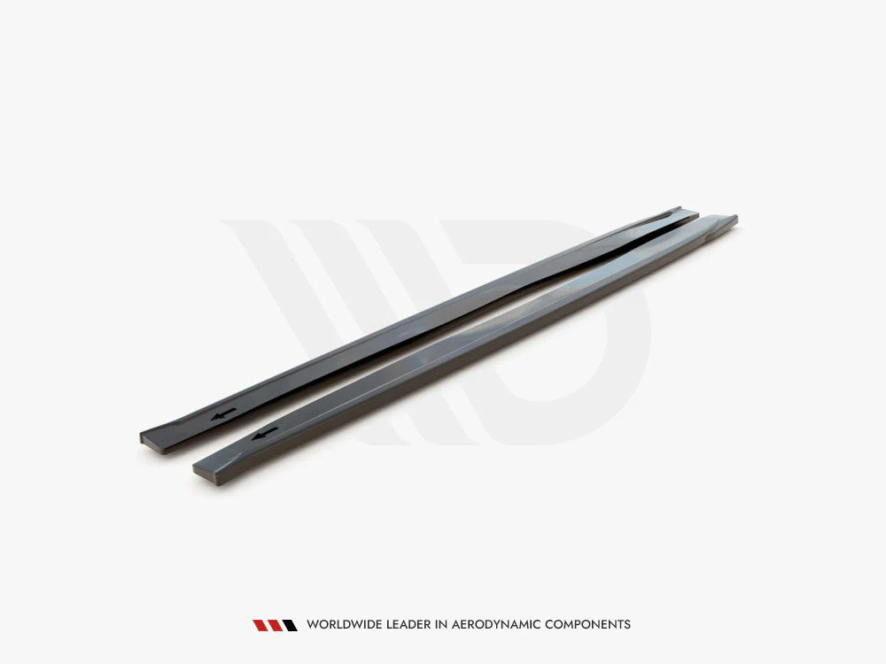 Abarth 124 Spider (2017-) Maxton Design Side Skirt Splitters - Image 4