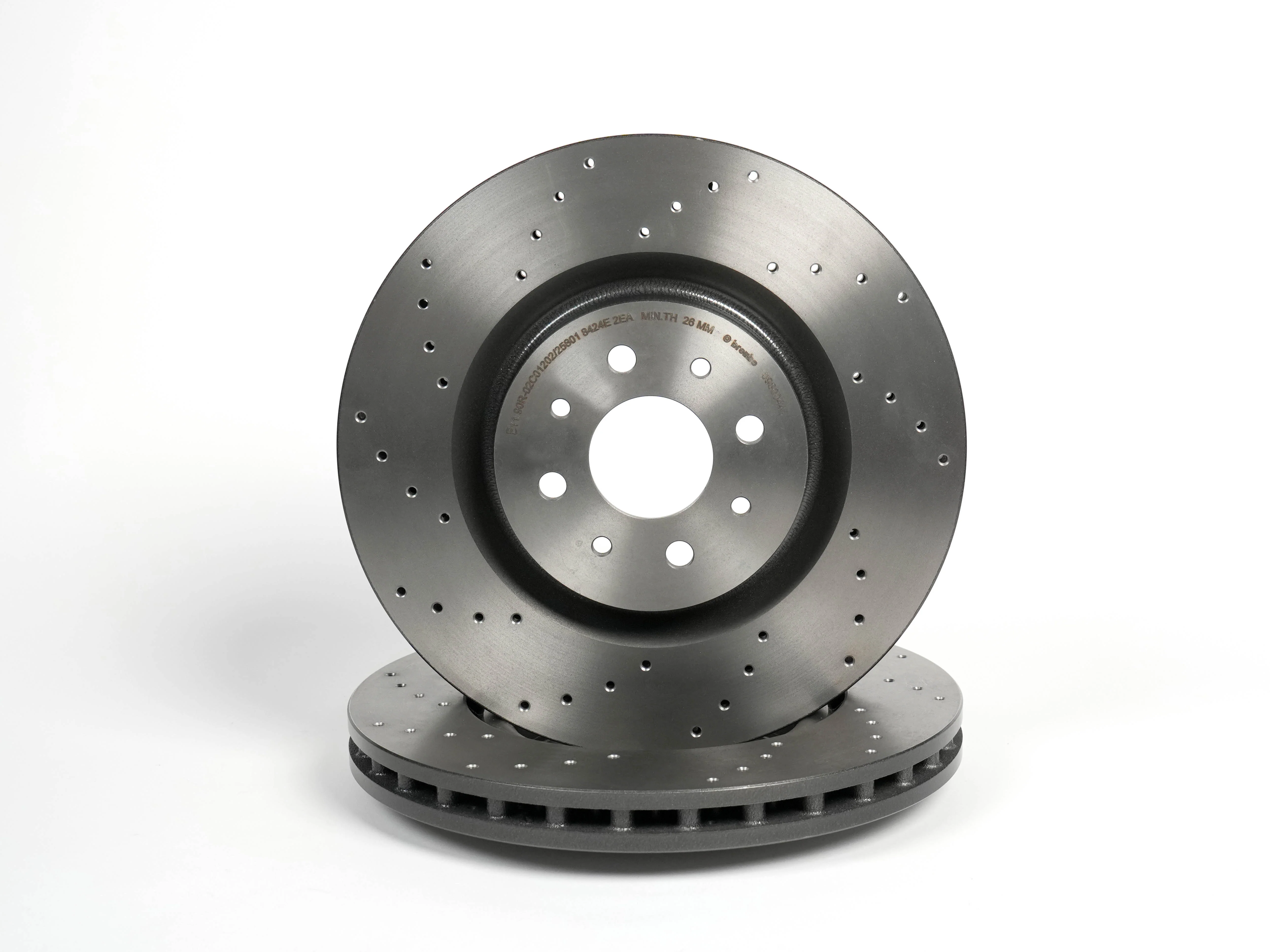 Abarth 500 / 595 / 695 305mm Genuine Brembo uprated 4 Pot Front Brake Kit - Image 5