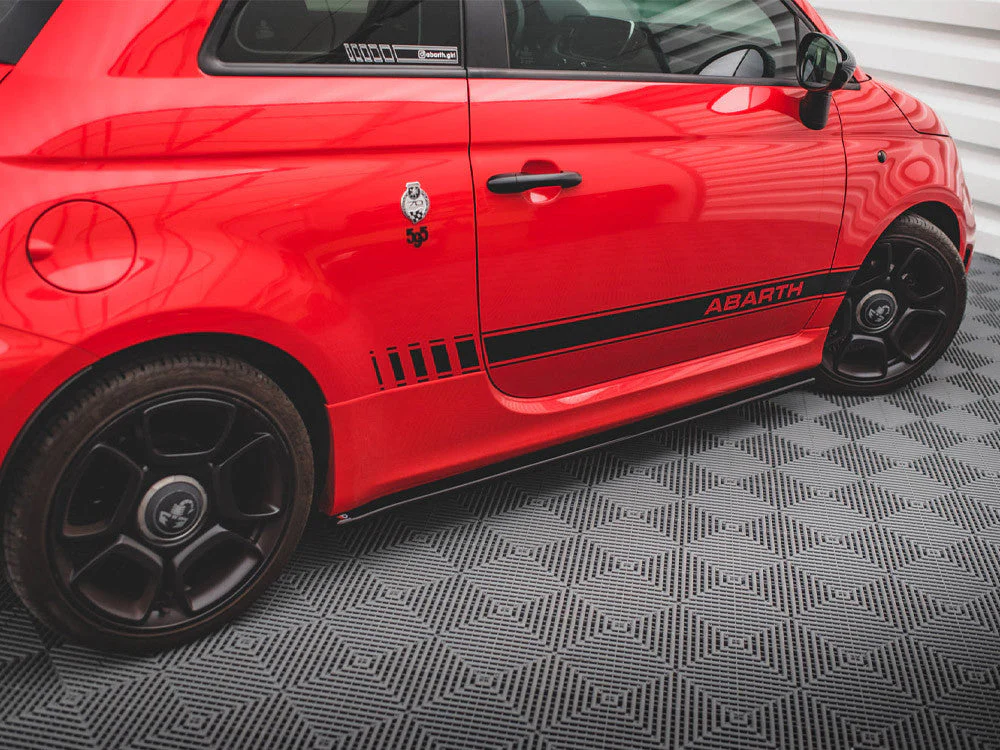 Abarth 500/595 (2016-) Maxton Design Side Skirt Splitters - Image 3