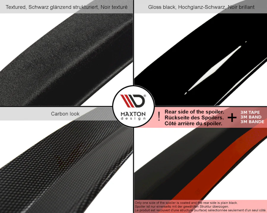 Abarth 500/595 (2016-) Maxton Design Spoiler Extension - Image 6