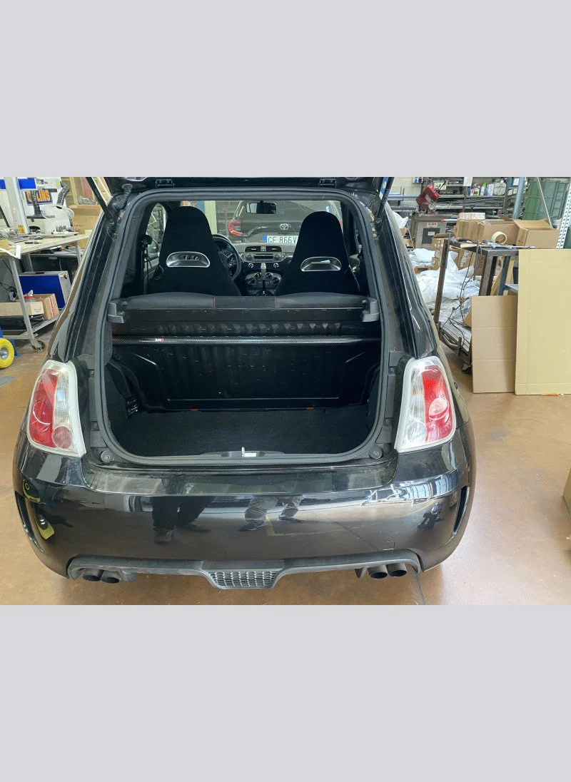 Abarth 500 EU DNA Racing Carbon Fibre Rear Strut Brace without Tie Rods Kit - Image 4