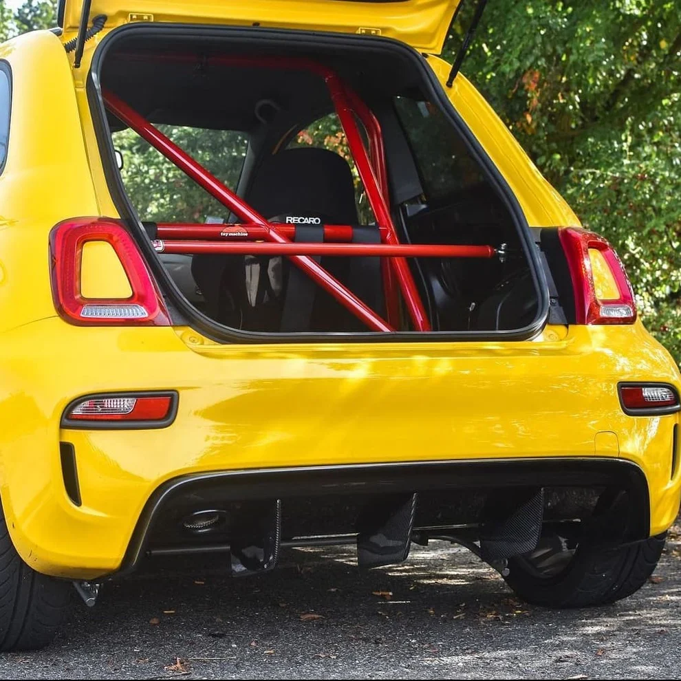 Abarth 500 Series 3 Rear Bumper Restyling & 70th Anniversario Style Diffuser - Cadamuro - Image 2