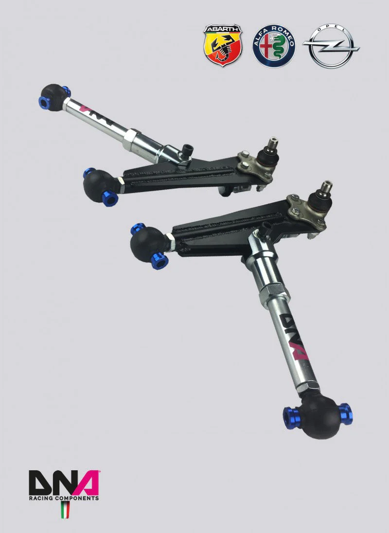 Abarth Grande Punto/Evo DNA Racing Front Adjustable Suspension Arm Kit