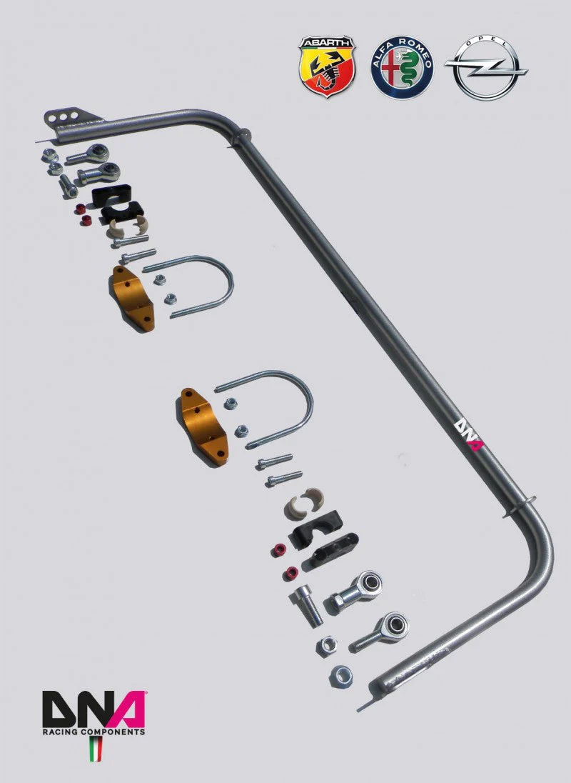 Abarth Grande Punto/Evo DNA Racing Rear Adjustable Torsion Bar Kit - Image 2