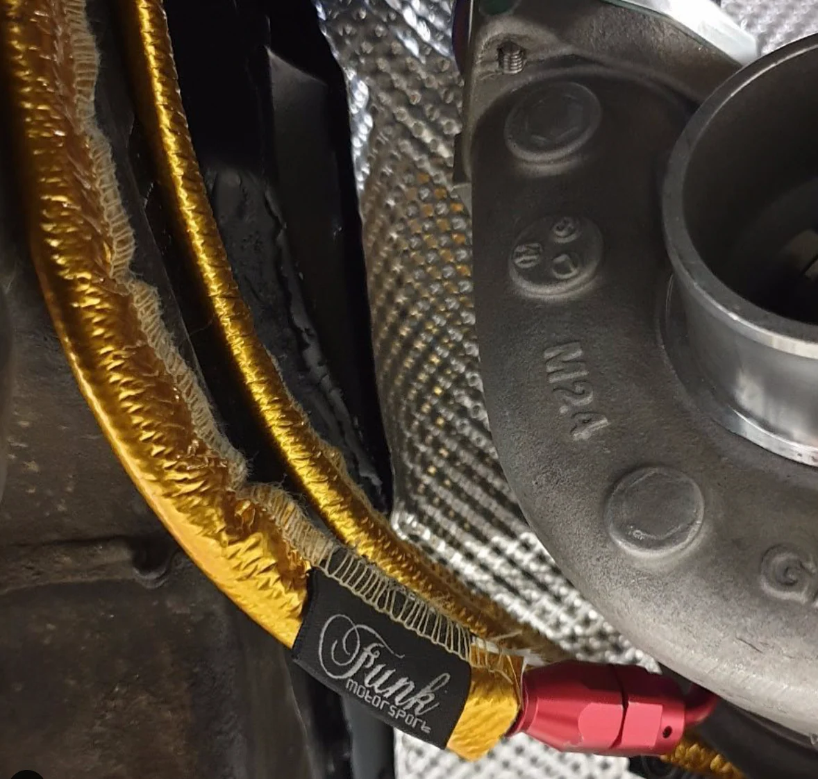 Funk Motorsport Gold Heat Sleeving (Sewn) - Image 4