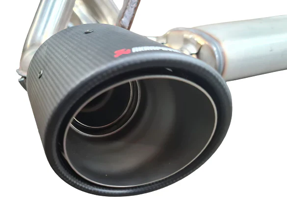 Genuine Abarth Supplied Akrapovič Rear Exhaust with Valve - Image 4