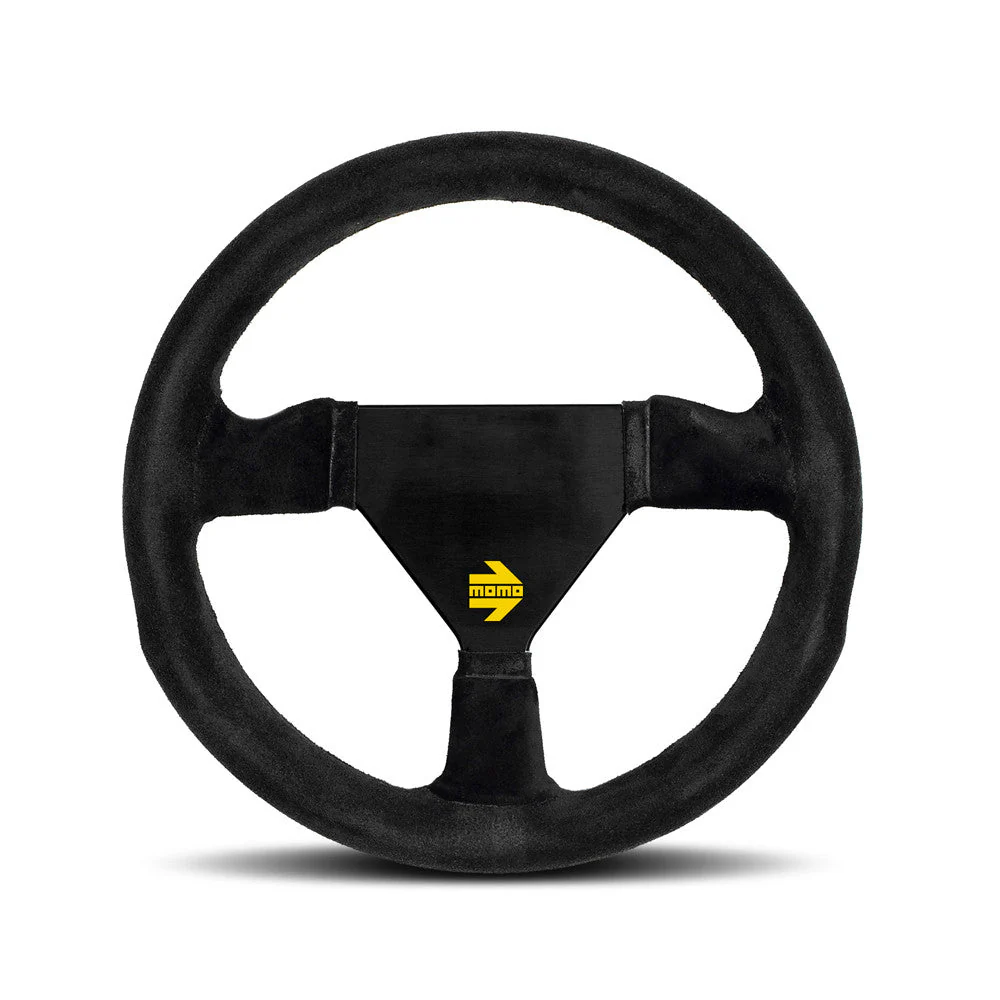 Momo Mod. 11 Steering Wheel - Black Suede 280mm Diameter
