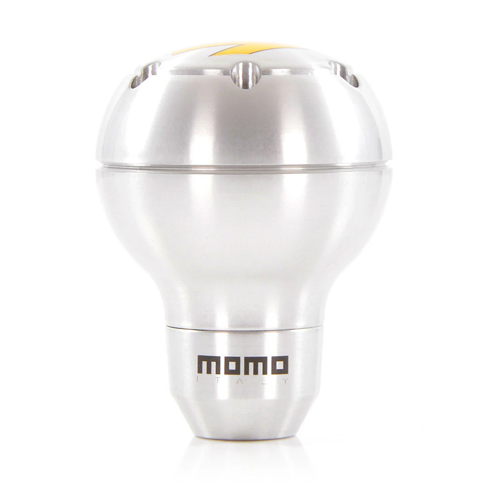 Momo SK 51 Gear Knob - Gloss Silver Aluminium