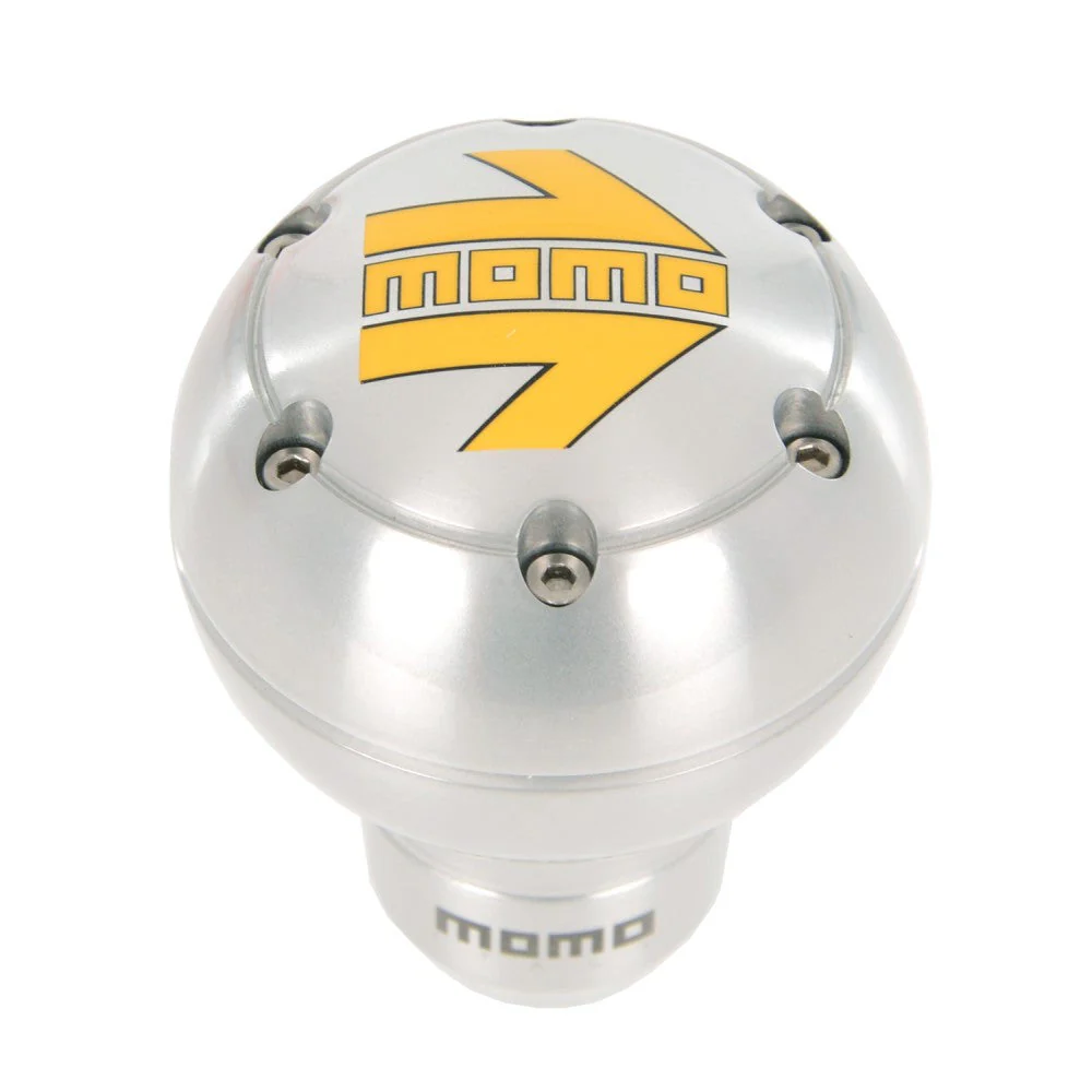 Momo SK 51 Gear Knob - Gloss Silver Aluminium - Image 2
