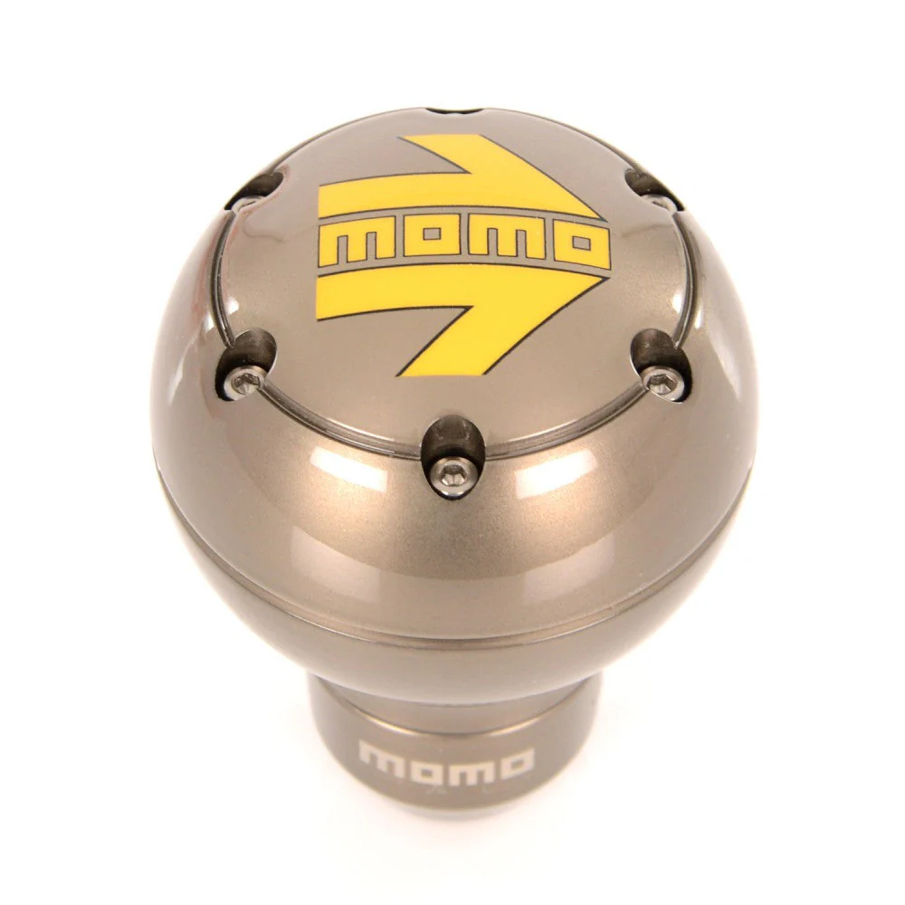 Momo SK 51 Gear Knob - Glossy Anthracite Aluminium - Image 2