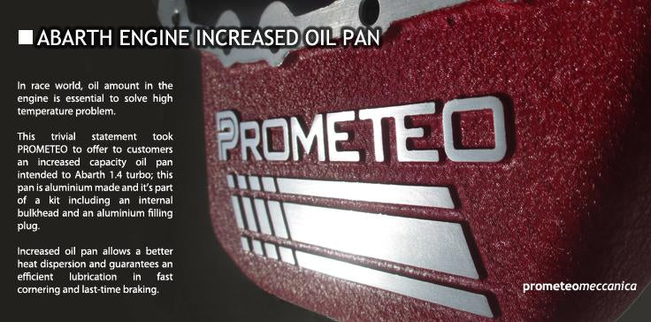 Prometeo Enlarged Oil Pan / Sump for Abarth 1.4 T-Jet - Image 2
